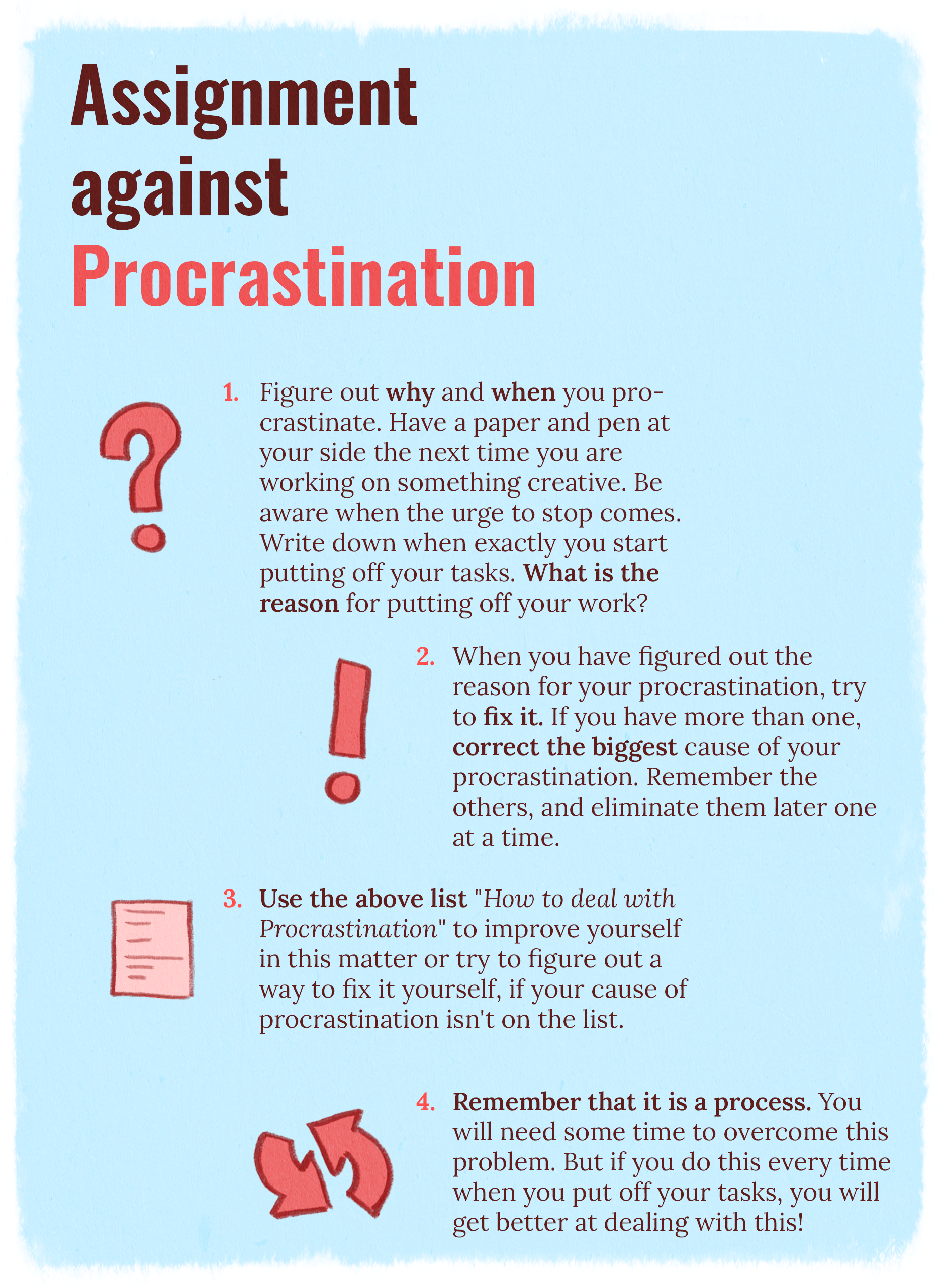 Assignment against Procrastination