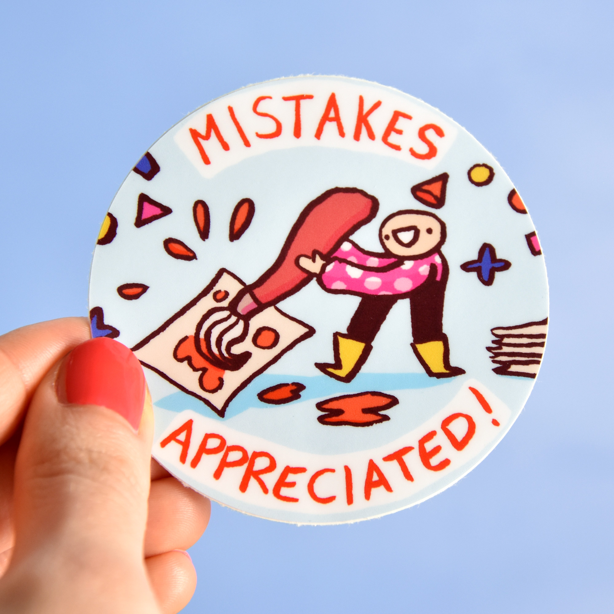 Mistakes appreciated Sticker