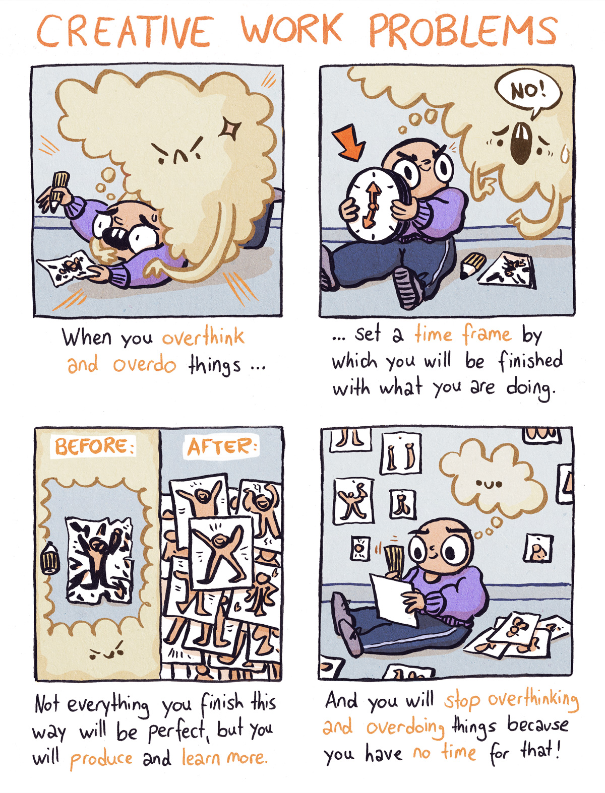 Creative Work Problems Overdoing and Overthinking
