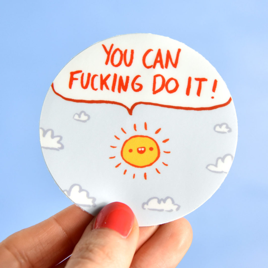 you can do it sticker