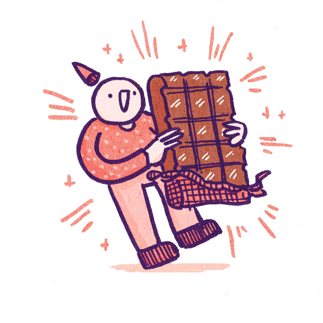 chocolate illustration