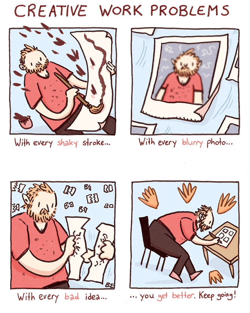 Creative Work Problems Comic Portfolio